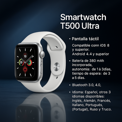 🔖¡OFERTA! Cyber Day Smartwatch T500 ULTRA⌚
